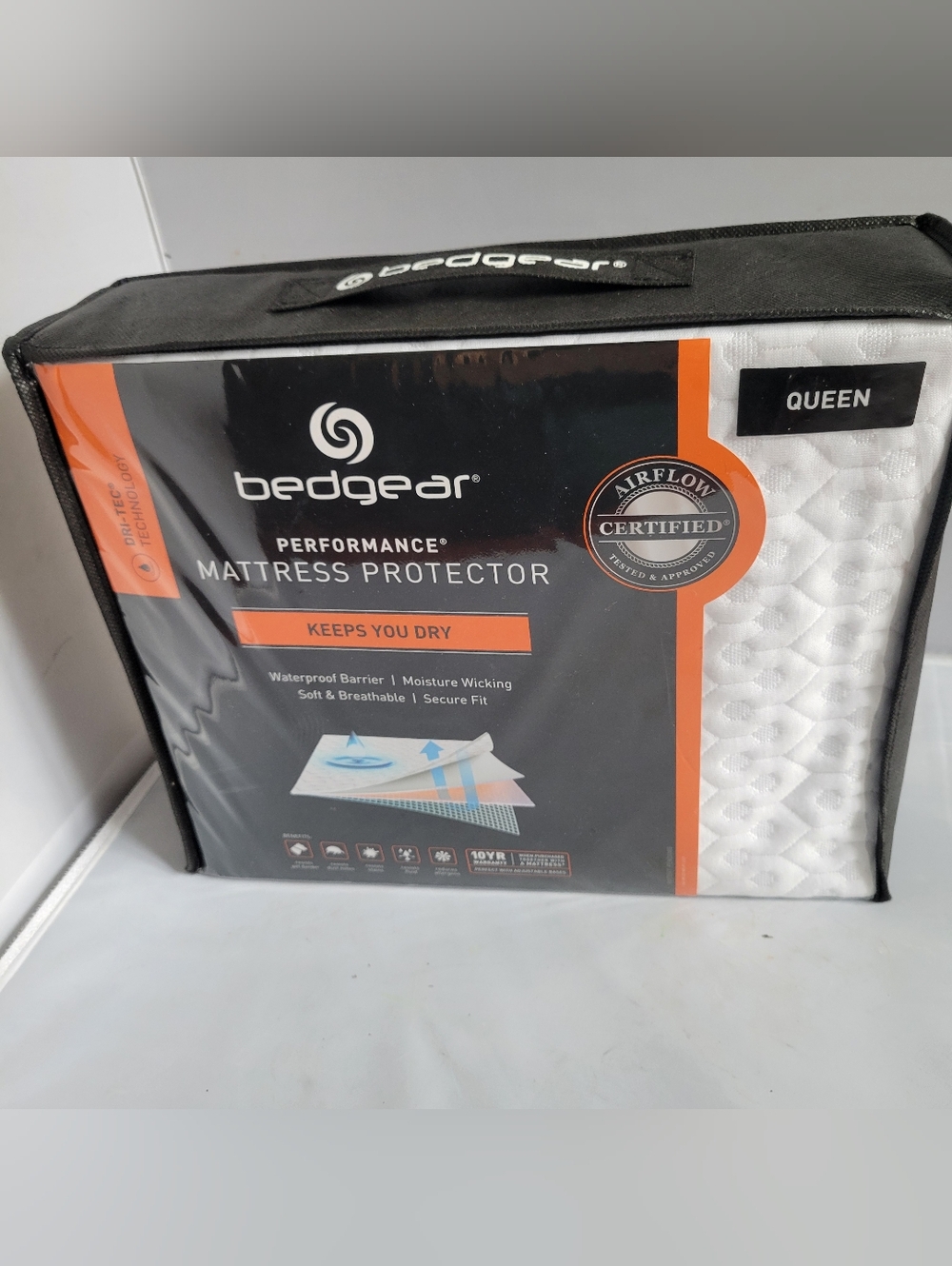 Bedgear Dri-Tec Queen Mattress Protector BGM03AWFQ (NEW)